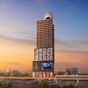 Platinum 9 World Tower commercial building rendering in Wakad Pune